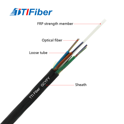 12 pequeno diâmetro do cabo de fibra ótica GCYFTY dos núcleos micro