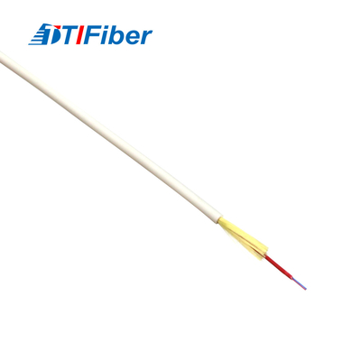 Cabo de fibra ótica não metálico interno da manutenção programada G652D de GJFSH para FTTH