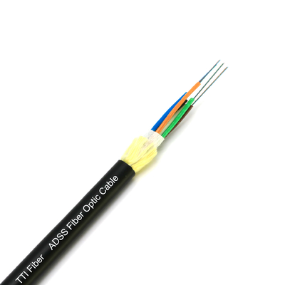 Modo exterior do único cabo de fibra ótica dielétrico aéreo de Adss da bainha único