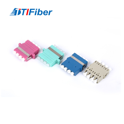 Conector LC frente e verso da fibra do adaptador da fibra ótica do único modo