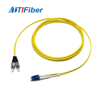 Cabo de remendo Singlemode FC/UPC da fibra ótica da manutenção programada - ligação em ponte da fibra ótica da manutenção programada DX de LC/UPC