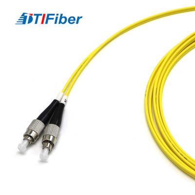 Cabo de remendo Singlemode FC/UPC da fibra ótica da manutenção programada - ligação em ponte da fibra ótica da manutenção programada DX de LC/UPC