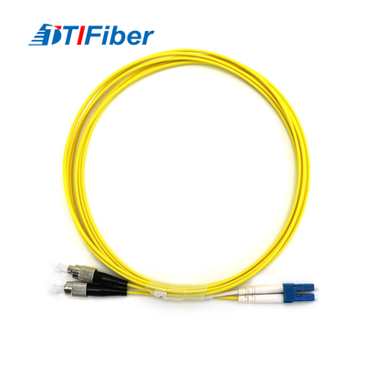 cabo de remendo frente e verso Singlemode 9 da fibra ótica de 2m/125u FC/UPC a LC/UPC