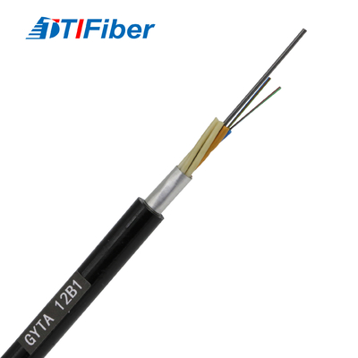 Costa de alumínio Singlemode dos núcleos do cabo de fibra ótica 2 - 288 de Gyta da fita de G652d
