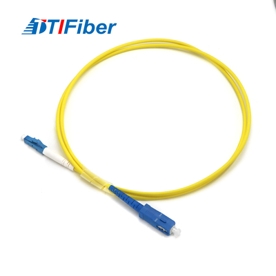 ODM ótico do OEM do cabo de remendo da fibra da manutenção programada SX de FTTX LC UPC-SC UPC