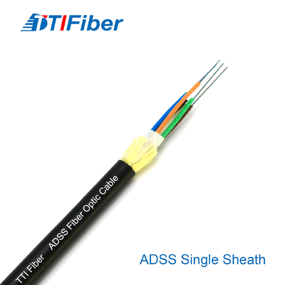 ADSS 6 12 24 ODM exteriores do OEM do cabo de fibra ótica de 48 núcleos disponíveis