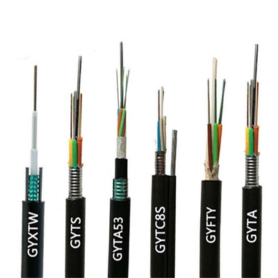 GYTA Utilização de cabo de fibra óptica para comunicações ao ar livre