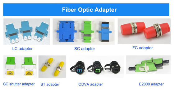 Adaptadores da fibra ótica do ST do SC LC FC do conector de TTIFiber para Ftth