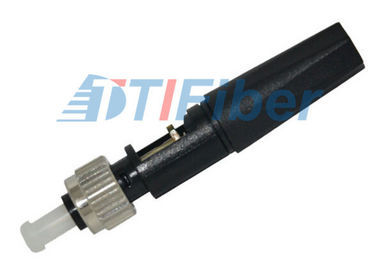 Conjunto de fibra ótica do conector da fibra ótica do conector de cabo FC com a virola lustrada da fibra