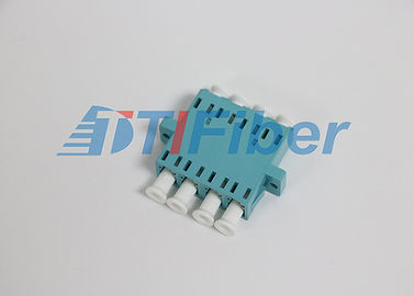 Do duplex multimodo do Aqua OM3 do LC fibra ótica plástica ao adaptador dos ethernet para a rede do teste