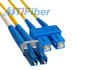 LC à fibra do único modo de cabo de remendo da fibra ótica do SC - o remendo ótico conduz para a rede de FTTH