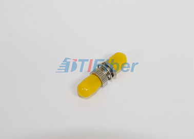 Tipo redondo simples adaptador ótico do adaptador da fibra ótica do único modo do ST/UPC da fibra