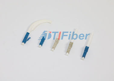 Duplex LC do único modo/cabo de fibra ótica do PC conectores para a rede de FTTX