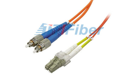 FC/PC cabo de remendo à fibra multimodo do LC/PC OM3, cabo de remendo frente e verso frente e verso