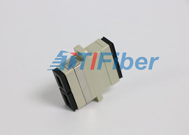 Adaptador Singlemode da fibra ótica do SC/UPC, conector frente e verso da fibra ótica