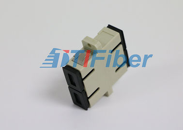 Adaptador Singlemode da fibra ótica do SC/UPC, conector frente e verso da fibra ótica