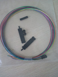 o tubo do amortecedor da fibra ótica da fita de 12 núcleos ventila para fora o jogo 1m com amortecedor de 0.9mm