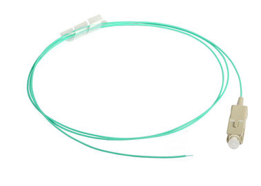 Trança ótica do remendo da fibra do Aqua da trança da fibra ótica do SC UPC OM3 50/125 para a rede