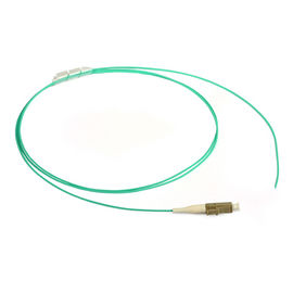Trança ótica do remendo da fibra do Aqua da trança da fibra ótica do SC UPC OM3 50/125 para a rede