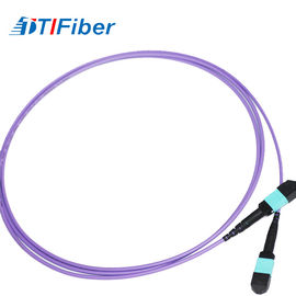 Comprimento roxo da palavra simples 1M da ligação em ponte do multi modo do cabo de remendo da fibra ótica do milímetro SX do μm OM4 60/125