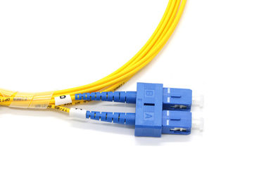 Interno cerâmico do conector Singlemode durável do SC do UPC do duplex do cabo de remendo da fibra ótica