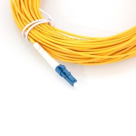 PVC Singlemode da rede da ligação em ponte de Pigatil da fibra ótica de LC/APC 0.9mm