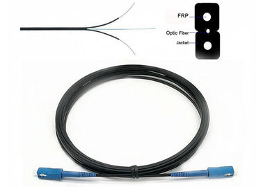 A contagem da fibra do núcleo da gota 1 do cabo 1F SC/UPC do remendo da fibra multimodo de G652d personalizou o comprimento