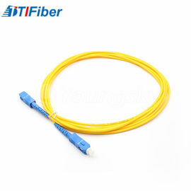 aplicação interna do conector do SC do duplex do cabo da rede da fibra ótica da ligação em ponte OM1/OM2 de 1M