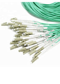 Cabo de remendo personalizado OM4 da fibra ótica 48-96 MTP/MPO 3 medidores com conector do LC