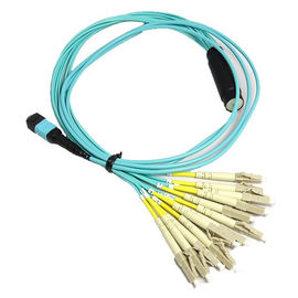 4G/5G MPO - o cabo do remendo da fibra multimodo do LC, remendo da fibra OM3 conduz o tempo longo