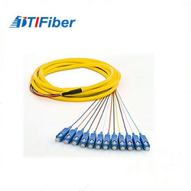 trança da fibra ótica da manutenção programada G652D G657A SC/APC SC/UPC PVC/LSZH 1M/1.5M/3M de 0.9mm