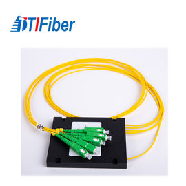 conector do UPC do PC do cabo SC/APC do Plc 2.0mm do divisor da fibra ótica do acoplador do ABS 1X4