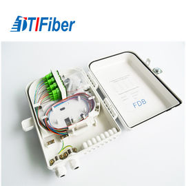 PLC exterior da caixa de distribuição da fibra ótica do divisor dos núcleos de FDB FTTH 16 fixado na parede