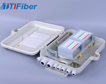 Caixa de distribuição de fibra ótica de 32 núcleos sem adaptador/trança/divisor