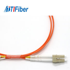 O baixo remendo multimodo da fibra ótica da perda de inserção cabografa o milímetro 62,5 OM1 LC ao tipo do LC