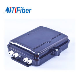 Adaptadores exteriores internos materiais do SC da caixa de distribuição FTTH da fibra ótica do ABS apropriados