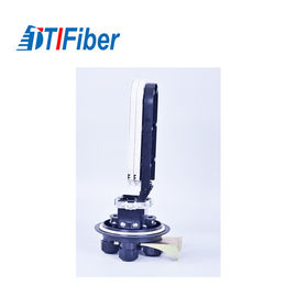 Tipo vertical junção de emenda ótica do cabo da fibra do fechamento 24-96 da abóbada do selo mecânico