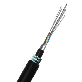 Fio de aço GYTA33 do tubo fraco subaquático blindado do núcleo do cabo de fio 24 da fibra ótica