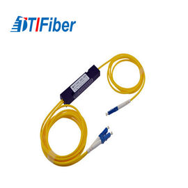 OS ABS do PLC 1310/1550nm 0.9mm do divisor da fibra ótica de FBT 1X2 2x2 datilografam para o sistema de FTTX