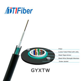 Modo 2 blindados do cabo de fibra ótica de GYXTW o único/4/6/12 retira o núcleo da garantia de 3 anos