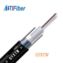 De GYXTW modo do núcleo do cabo ethernet 12 da fibra ótica do tubo uni único para a telecomunicação