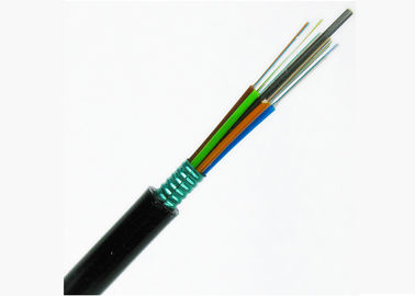 Núcleos de aço blindados exteriores do membro de força 2~144 do cabo de fibra ótica GYTS GYTA FRP