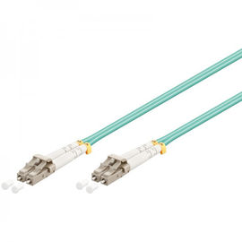 A trança da fibra do SC OM3 do Aqua, 0.9mm/2.0mm/3.0mm cabografa o diâmetro