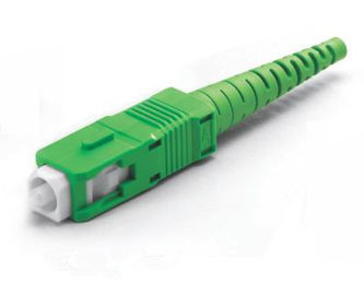 Conector frente e verso da fibra óptica, conector verde da fibra do SC APC para o teste