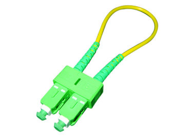 Laço de retorno Singlemode da fibra óptica do SC para a medida MACILENTO do teste do LAN de CATV