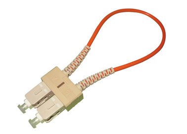 Laço de retorno Singlemode da fibra óptica do SC para a medida MACILENTO do teste do LAN de CATV