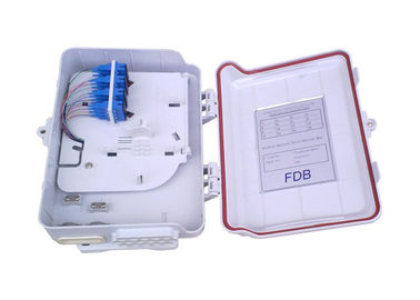 Caixa de distribuição da fibra óptica de 16 gotas de FTTH, caixa de distribuição fixada na parede do divisor do PLC