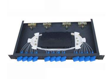 Submeta a caixa terminal montada da fibra óptica com adaptadores/tranças do SC