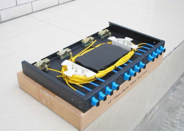 Submeta a caixa terminal montada da fibra óptica com adaptadores/tranças do SC
