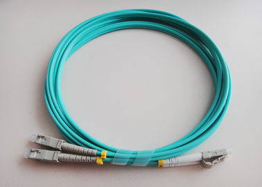 Cabo de remendo da fibra ótica do duplex SC-LC do revestimento de LSZH para a rede ótica do acesso